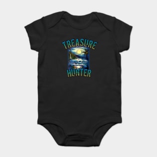 Treasure hunter metal detecting treasure hunting Baby Bodysuit